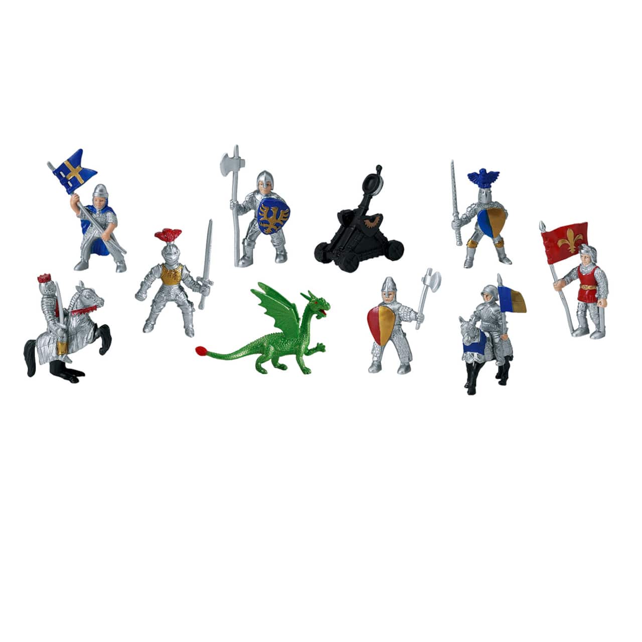 12 Pack: Safari Ltd® TOOBS® Knights & Dragons Set